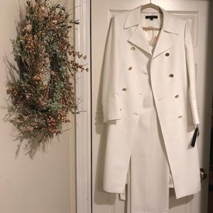 Anne Klein Winter White Suit / Gold Buttons